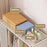 109 x 45 x 166.5 cm Assembly Dustproof Curtain Double Row Wardrobe Clothes Storage Organizer with 3 Drawers - White - 2