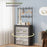 60 x 26 x 150cm 5 Tiers Storage Shelf Multipurpose Shoe Rack with Dust Cover Clothes Hanger for Entryway - 3