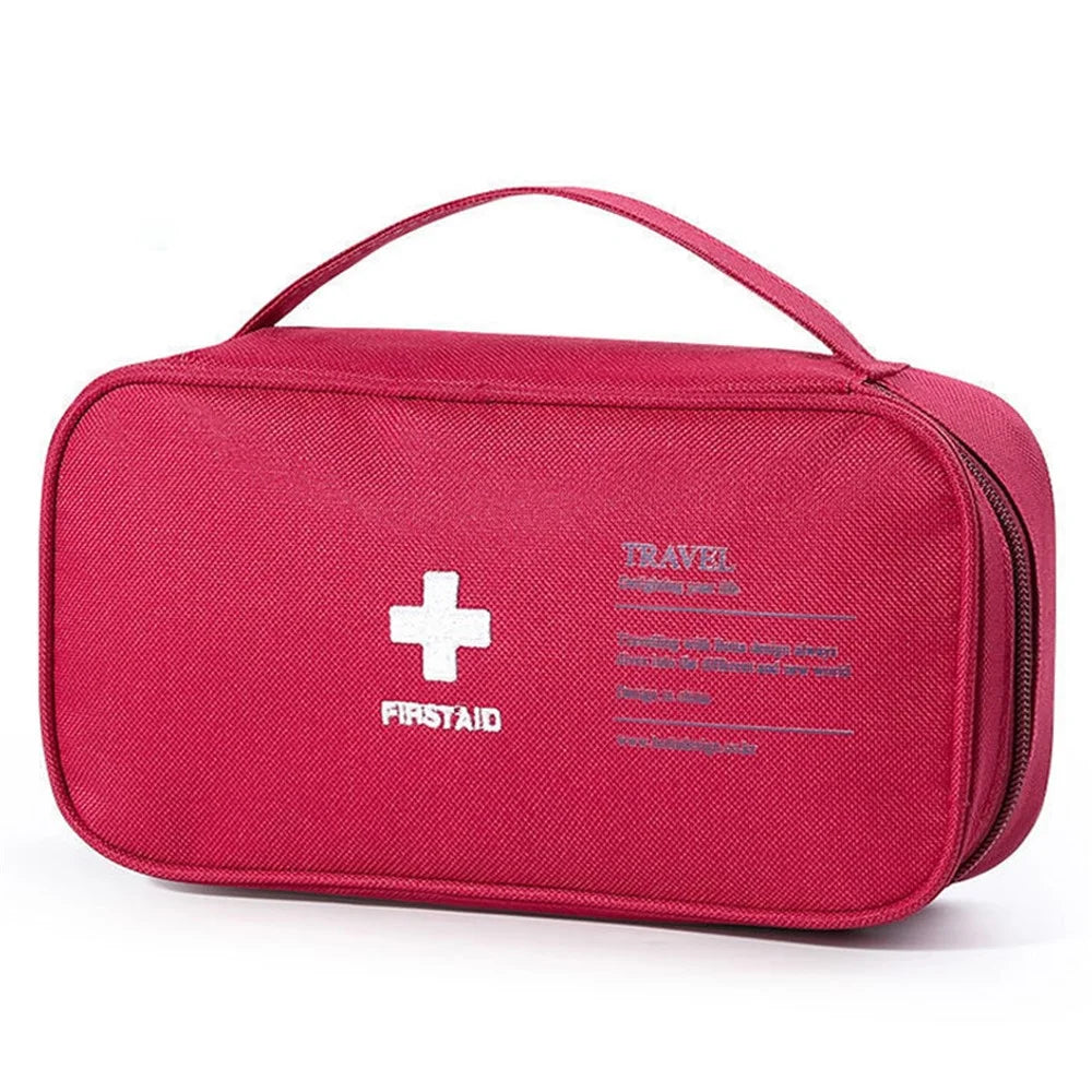 WEEKEIGHT TB-0647 Large Size Oxford Cloth Medicine Storage Bag Portable Travel Medical First Aid Bag - Red - 1