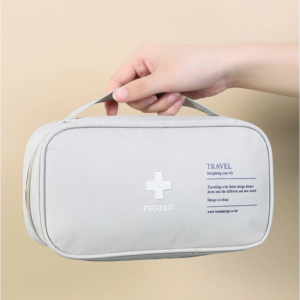WEEKEIGHT TB-0647 Large Size Oxford Cloth Medicine Storage Bag Portable Travel Medical First Aid Bag - Red - 5