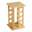 4-Tier Rotating Bamboo Spice Rack Kitchen Countertop Organizer Seasoning Bottles Storage Shelf - 1