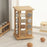 4-Tier Rotating Bamboo Spice Rack Kitchen Countertop Organizer Seasoning Bottles Storage Shelf - 3