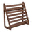 Wooden Earring Holder 7 Tier Jewelry Storage Rack Ear Studs Dangle Hoop Earrings Display Stand - 1