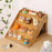 Wooden 4-Tier Display Shelf Cake Stand Flower Pot Plant Organizer Stair Shape Storage Rack - 3