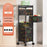 5-Tier Square Basket Kitchen Home Storage Cart Carbon Steel Rotating Shelves Fruits Vegetables Snacks Organizer - Black - 2