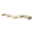 Creative Wall Mount Rack 5 Hooks No Drill Entryway Key Hanger Bedroom Door Storage Organizer - White - 1