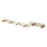 Creative Wall Mount Rack 6 Hooks No Drill Entryway Key Hanger Bedroom Door Storage Organizer - White - 1