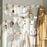 Creative Wall Mount Rack 7 Hooks No Drill Entryway Key Hanger Bedroom Door Storage Organizer - White - 2