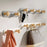 Creative Wall Mount Rack 7 Hooks No Drill Entryway Key Hanger Bedroom Door Storage Organizer - White - 3