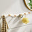Creative Wall Mount Rack 7 Hooks No Drill Entryway Key Hanger Bedroom Door Storage Organizer - White - 5