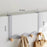 Over Door Coat Rack Wall Mounted 4 Hooks Multifunctional Storage Holder Bedroom Entryway Hanger - Grey - 2