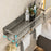 60cm Bathroom Storage Rack with Hooks and Towel Bar Wall Mounted No Drill Ventilated Draining Organizer - 4