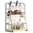 Kitchen Countertop Organizer 3-Tier 40cm Width Spice Rack Utensil Holder Knife Stand Multi-Function Storage Shelf - 1