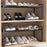 Kitchen Cabinet Organizer 25cm Height Shelf Rack Cookware Dish Storage Stand Spice Holder - Black - 5