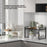 Expandable Kitchen Cabinet Organizer Shelf 31 - 55cm Adjustable Storage Rack for Pots Dishes Spices, 25cm Height - Black - 2