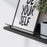 3Pcs / Set Floating Shelves with Metal Rail Bathroom Wall Mounted Wood Storage Rack - Black - 3