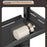 Kitchen Spice Rack Organizer 2-Tier 40cm Width Countertop Storage Shelf Utensil Holder for Knife Cutlery - Grey - 2