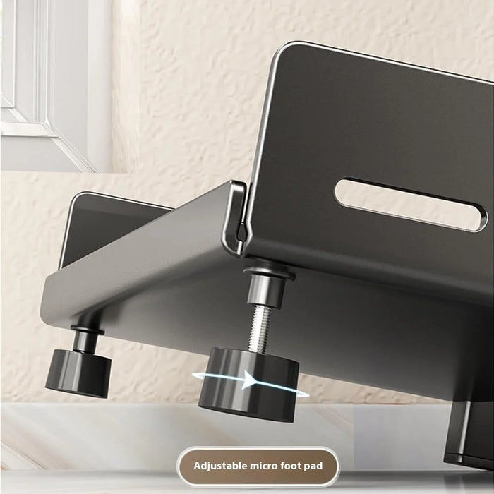 Kitchen Spice Rack Organizer 3-Tier 50cm Width Countertop Storage Shelf Utensil Holder for Knife Cutlery - Grey - 4