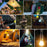 Solar Powered Hooked Camping Light Bulb 3 Modes Outdoor Tungsten Tent Lamp - Heart Shape - 3