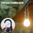 Solar Powered Hooked Camping Light Bulb 3 Modes Outdoor Tungsten Tent Lamp - Heart Shape - 5
