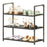 3-Tier Holes Board Shoe Rack Entryway Home Dorm Small Space Shoes Storage Organizer, 45cm Length - 1