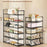 5-Tier Holes Board Shoe Rack Entryway Home Dorm Small Space Shoes Storage Organizer, 45cm Length - 2