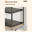 4-Tier Holes Board Shoe Rack Entryway Home Dorm Small Space Shoes Storage Organizer, 63cm Length - 4