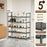 5-Tier Holes Board Shoe Rack Entryway Home Dorm Small Space Shoes Storage Organizer, 63cm Length - 5