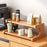 Tiered Display Shelf 2 Tier 50cm Draining Rack Cup Storage Holder Organizer for Windowsill / Balcony / Desktop - Flat Version - 1