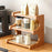 Trapezoid Display Stand 35cm 3 Tier Storage Holders Organizer for Cups Plants Windowsill Balcony - Net Version - 1