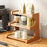 Trapezoid Display Stand 35cm 3 Tier Storage Holders Organizer for Cups Plants Windowsill Balcony - Net Version - 3