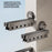 3 Sections Clothes Drying Rack Suction Cup Aluminum Retractable Folding Laundry Rack - 3