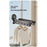 3 Sections Clothes Drying Rack Suction Cup Aluminum Retractable Folding Laundry Rack - 4