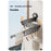 3 Sections Clothes Drying Rack Suction Cup Aluminum Retractable Folding Laundry Rack - 5