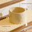 Bamboo Wood Acrylic 4 Tier Cup Holder Stand For Desk Table Coffee Mug Organizer 49cm Storage Rack - Brown - 4