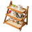 Foldable Bamboo Coffee Cup Display Rack Multi Tier Storage Organizer For Countertop  /  Bar  /  Dining Table - Network Brown - 1