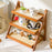 Foldable Bamboo Coffee Cup Display Rack Multi Tier Storage Organizer For Countertop  /  Bar  /  Dining Table - Network Brown - 2