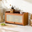 Single Door 50cm Desktop Storage Cabinet Tea Set Display Holder Organizer for Kitchenware / Cosmetics / Cups - Net - 2