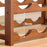 Creative 4-Tier Wine Rack for 12 Bottles Bamboo Tabletop Display Stand Home Bar Storage Organizer - 5