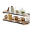 2 Tier Desktop Storage Rack 50cm Multi-Purpose Organizer Shelf Office Desk Bookshelf - Black - 1