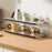 2 Tier Desktop Storage Rack 50cm Multi-Purpose Organizer Shelf Office Desk Bookshelf - Black - 2