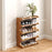 Bamboo Shoe Rack 5-Tier 50cm Length Storage Organizer Shelf for Entryway Dorm Home - 2