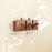 Wooden Coat Rack Wall Mounted 4 Hooks Foldable Piano Key Design Entryway Hanger for Bedroom Hallway - Walnut - 1