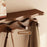 Bamboo Coat Hooks Wall Mounted Towel Rack Shelf 8 Hooks No Drill Hanging Organizer for Entryway Bedroom Hallway - Wood Color - 2