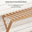 Multi-Tier Plant Stand 100cm Bamboo Flower Pot Shelf Indoor Outdoor Storage Rack for Living Room / Balcony / Office - Burlywood - 4