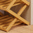 6 Tier Bamboo Shoe Rack No Assembly Foldable Shoe Organizer for Entryway - Brown - 5