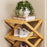 7 Tier Bamboo Shoe Rack No Assembly Foldable Shoe Organizer for Entryway - White - 2