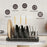 Adjustable Pot Rack Organizer For Kitchen Cabinet Countertop Cookware Storage Expandable 42cm - Black - 4