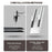 Adjustable Pot Rack Organizer For Kitchen Cabinet Countertop Dish Storage Extendable Cookware Holder 52cm - White - 3