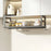 Expandable Under Cabinet Organizer Rack 27-45cm Adjustable Length Multi-Functional Storage Shelf - Black - 1